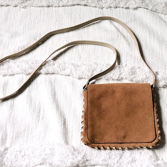 Urban Outfitters Handbags - Urban Outfitters suede and leather mini crossover bag